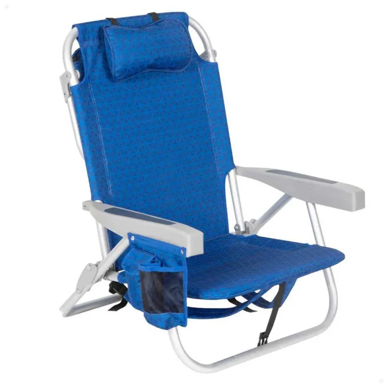 Aktive 62353 XXL chaise pliante basse multi-positions 57x53x78 cm Commander Vite