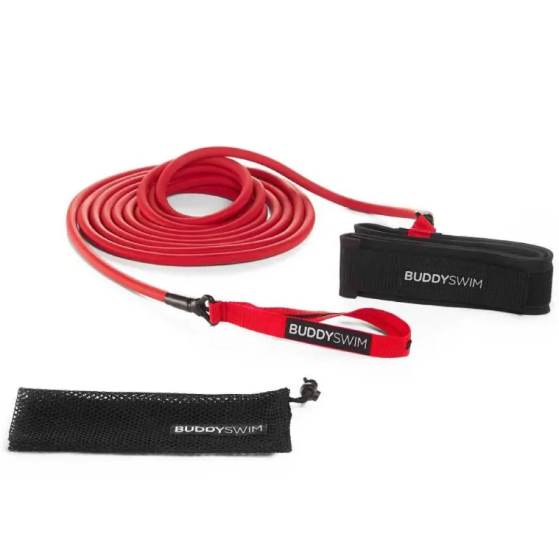 Bon Marché Buddyswim Ceinture de natation longue pour l´entraînement de vitesse