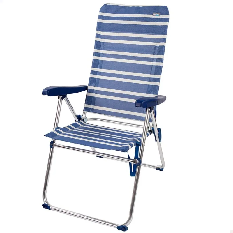 Aktive Chaise pliante dossier haut 5 positions 61x69x108 cm Marque