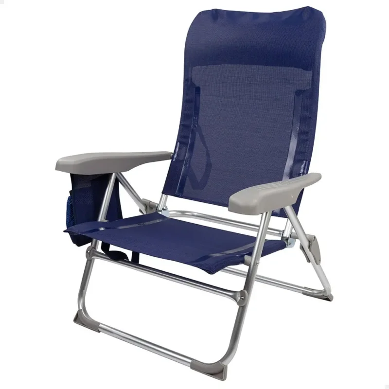 Aktive Chaise pliante multiposition Aluminium Slim 61x60x89 cm Certifié