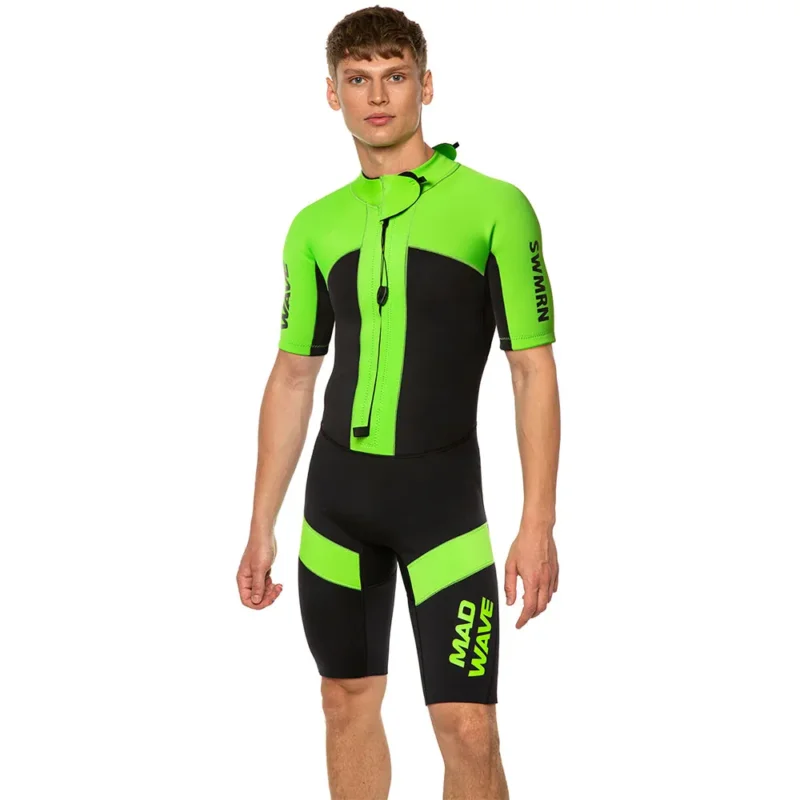 Bon Plan Madwave Combinaison de plongée en néoprène à manches courtes SWMRN Hybrid DSSS STY
