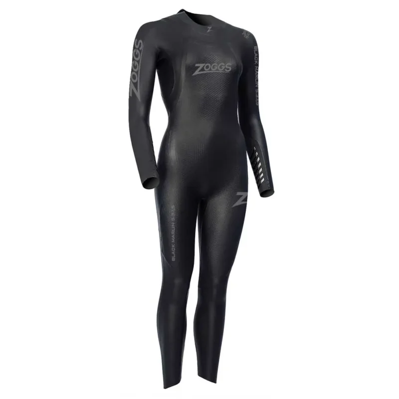 Zoggs Combinaison en néoprène à manches longues pour femme Black Marlin 5/3/1.5 mm Bon Marché