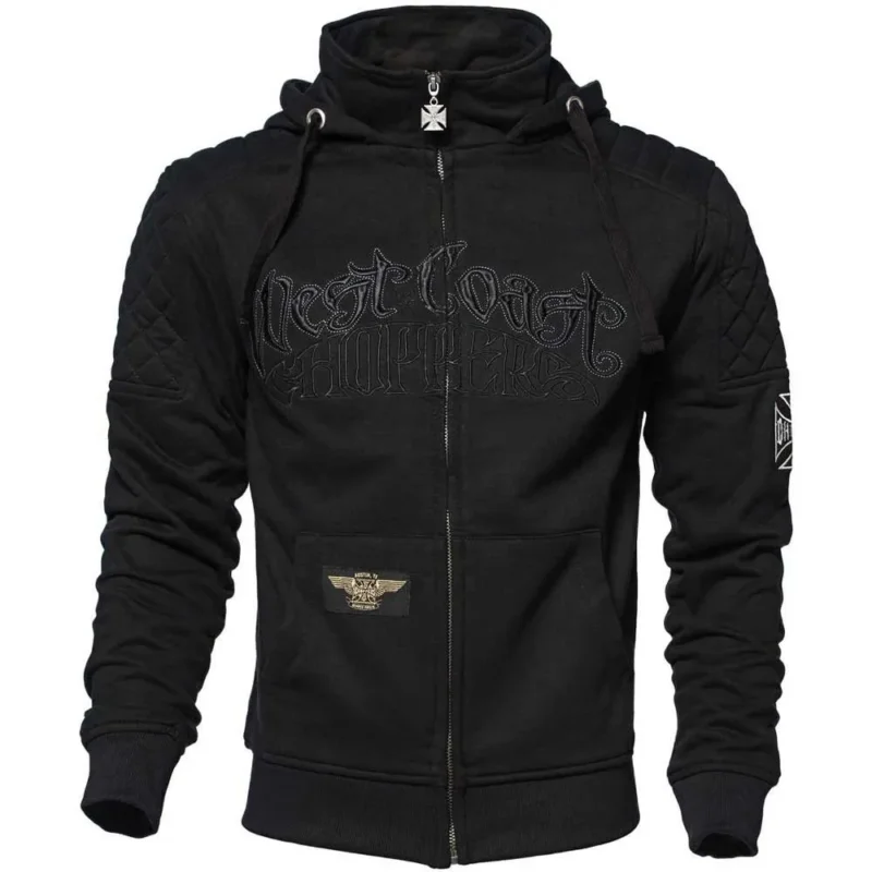 West Coast Choppers Sweat-shirt à zip Aramidic lining Por Vida Acheter En Ligne