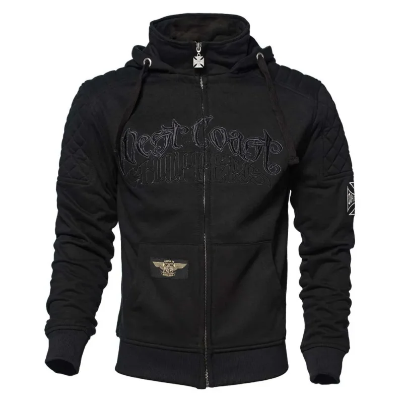 West Coast Choppers Sweat-shirt à zip Choppers Por Vida Livraison Express