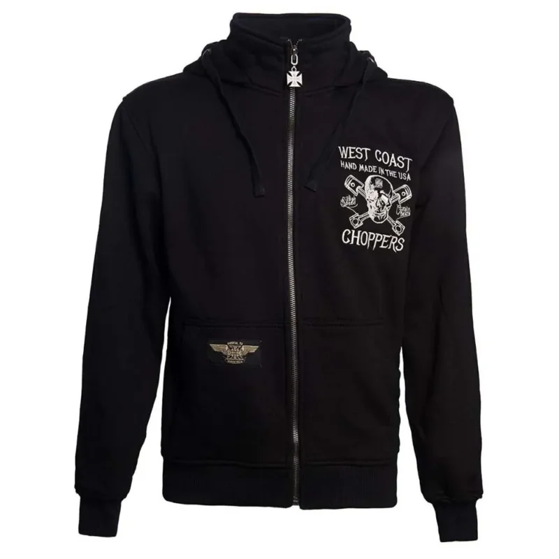 West Coast Choppers Sweat-shirt à zip High Speed Jusqu'à Épuisement Des Stocks