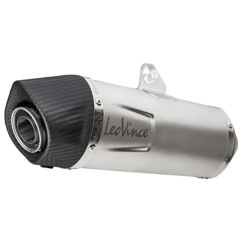 Remise Leovince Système de ligne complète homologué LV One Evo Husqvarna 701 Supermoto/Enduro/LR 21-22 Ref 14368E Stainless Steel&Carbon
