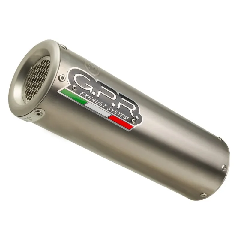 Super Prix GPR Exhaust Systems Système de ligne complète homologué M3 Natural BMW G 310 GS 22-23 Ref E5.BM.CAT.106.M3.TN Titanium With Catalyst