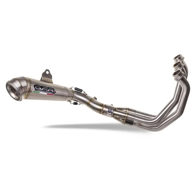 GPR Exhaust Systems Système de ligne complète non homologué Powercone Evo Triumph Trident 660 2021-2024 E5 Conical Dernière Chance
