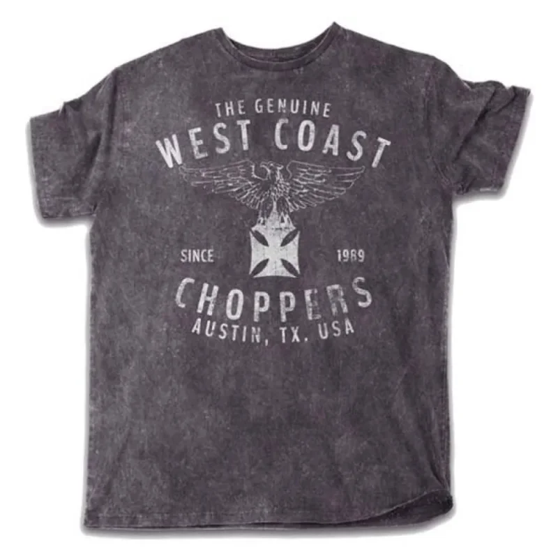 Vente Flash West Coast Choppers T-shirt à manches courtes Eagle