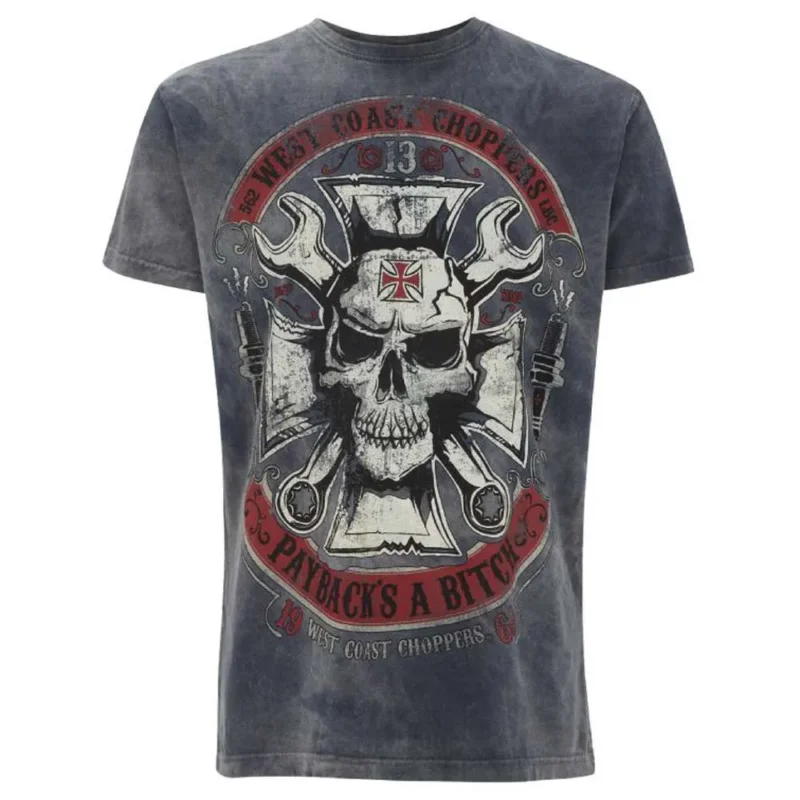 West Coast Choppers T-shirt à manches courtes Mechanic Usine Directe