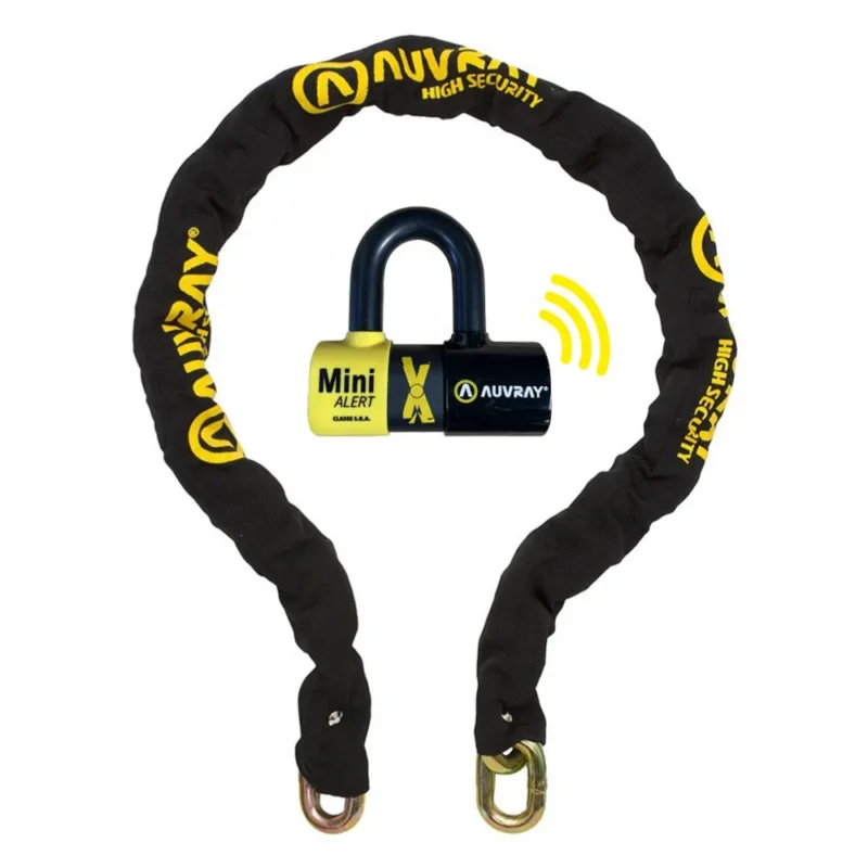 Auvray Verrouillage de la chaîne d´alarme Disc Xtrem Mini L.13.5 L.140 SRA Satisfait Ou Remboursé