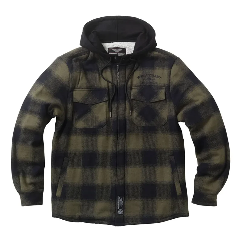 Super Prix West Coast Choppers Veste à capuche Hell Bent Flannel