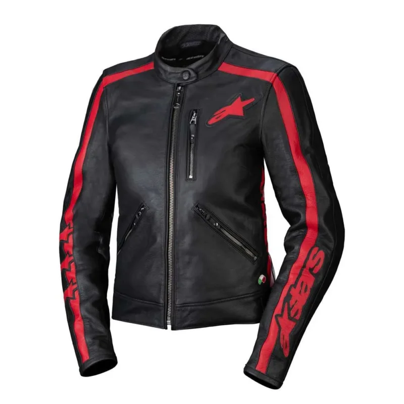 Haute Qualité Alpinestars Veste en cuir Dyno