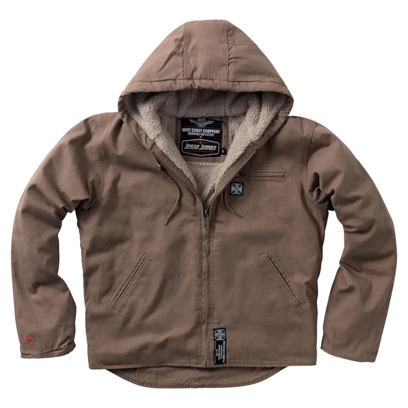 West Coast Choppers Veste Lined Canvas Work Meilleur Choix