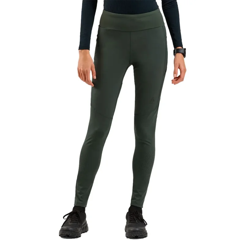 Livraison Express Odlo Leggings Zeroweight Warm Reflective