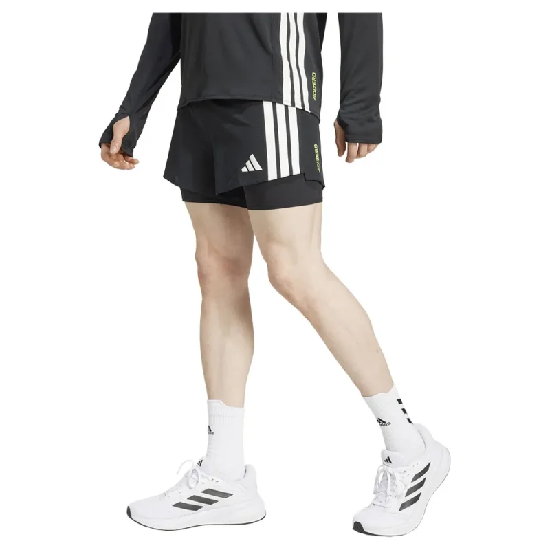 Jusqu'à Épuisement Des Stocks adidas Short Adizero 2in1 Gel Pocket