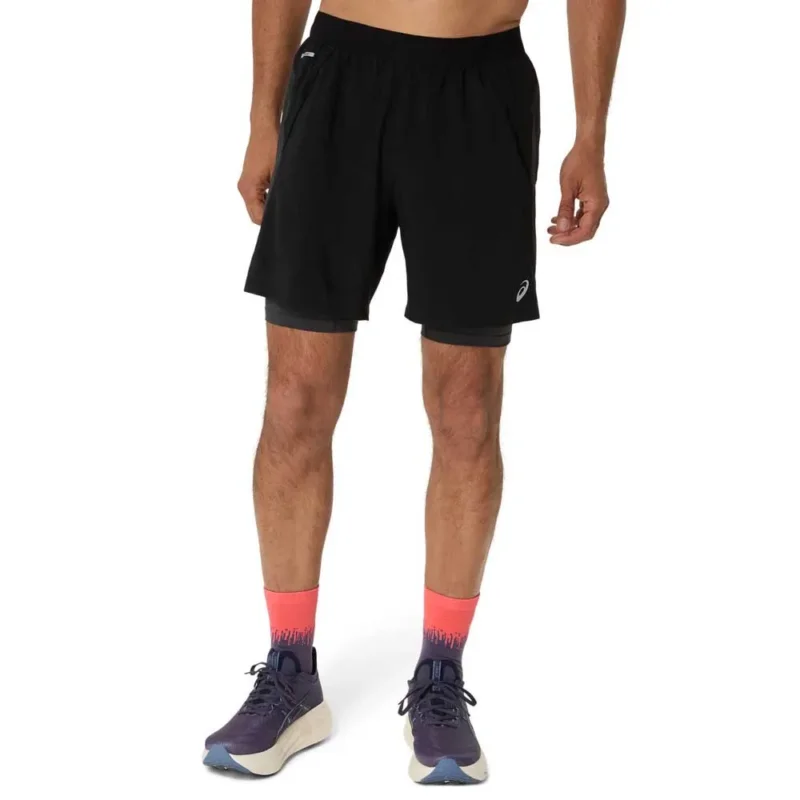 Asics Short Road 2-in-1 7in Pas Cher