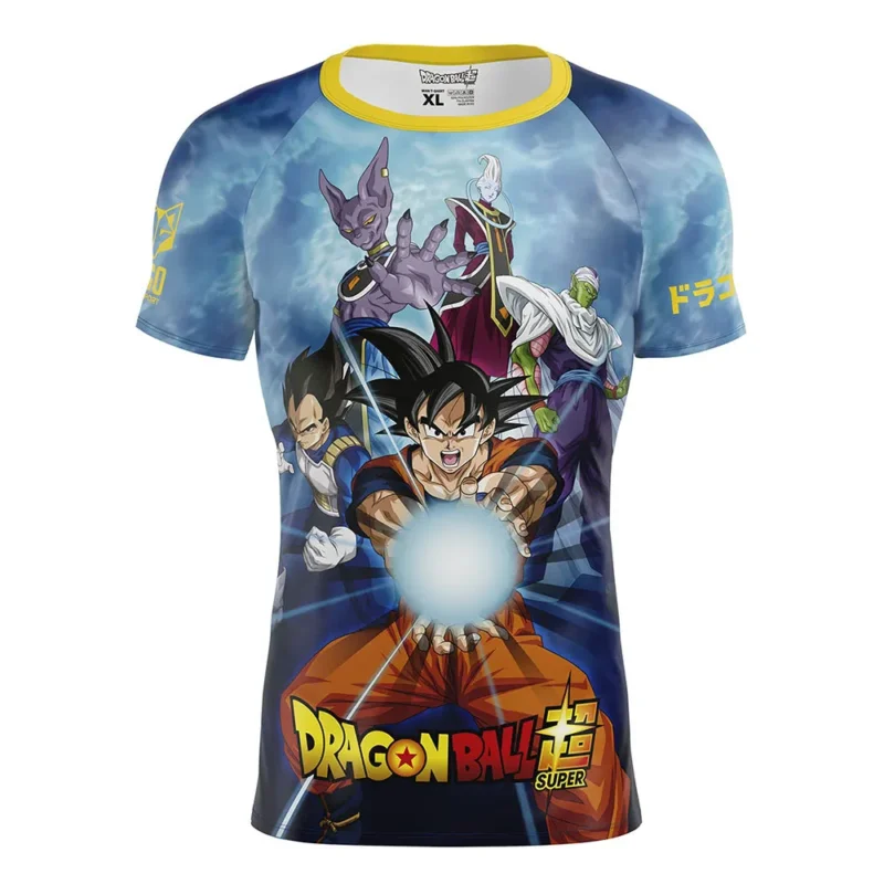 Top Vente Otso T-shirt à manches courtes Dragon Ball Super Goku Vegeta