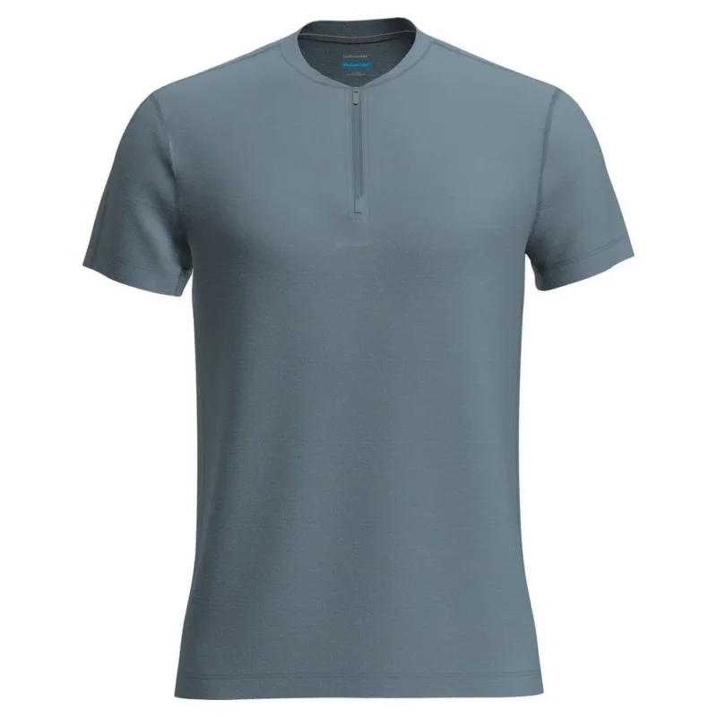 Icebreaker T-shirt à manches courtes et demi-zip Merino Blend 125 Cool-Lite™ Speed Pas Cher