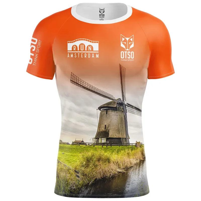 Bon Plan Otso T-shirt à manches courtes Run Ámsterdam 2024