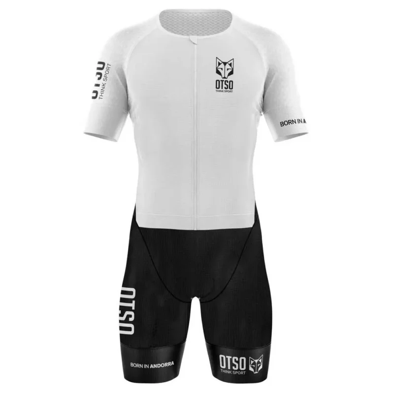 Paiement Sécurisé Otso Trisuit à manches courtes Black & White