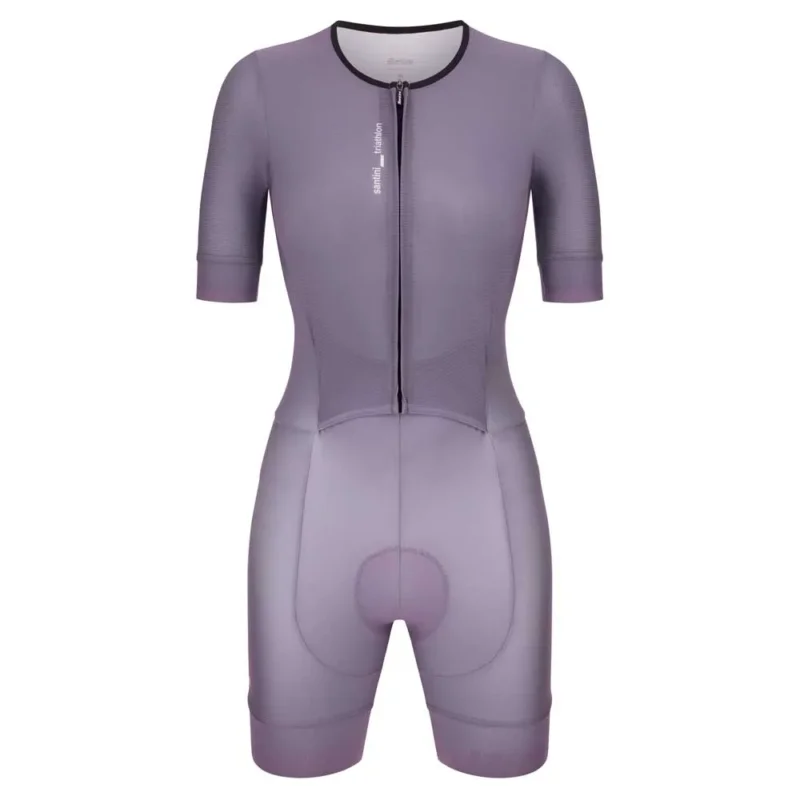 Prix Réduit Santini Trisuit à manches courtes Leaf