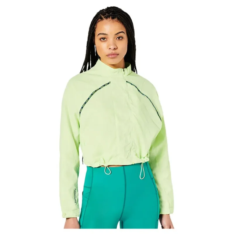 Superdry Veste Run Cropped Waterproof Bon Marché