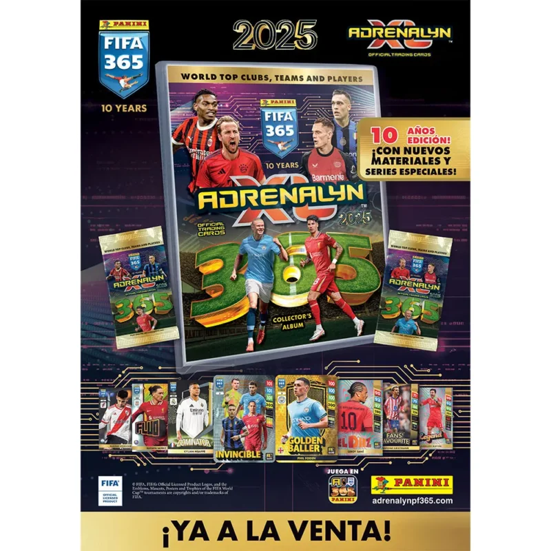 Panini Cartes à collectionner Adrenalyn FIFA® 365 2025 50 Sachets Bon Plan