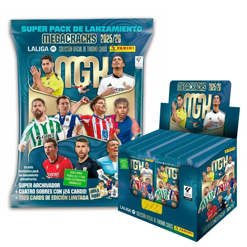 Panini Cartes à collectionner Case Of Megacracks 50 packs 25-26 spanish Nouvelle Collection