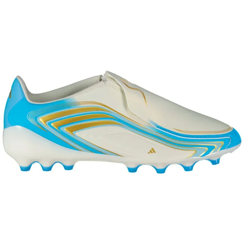 adidas Chaussures de football junior F50 Messi League Laceless AG Haute Qualité
