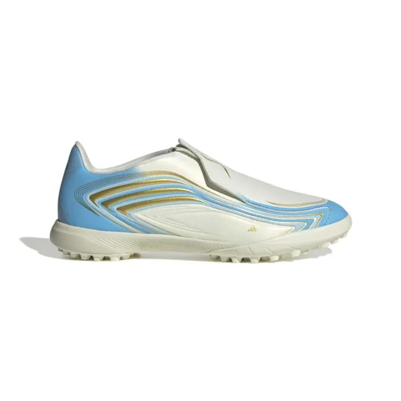Top Vente adidas Chaussures de football junior F50 Messi League Laceless TF