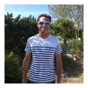 Réduction Lycra Homme Marinière "Pirate" Manche courte