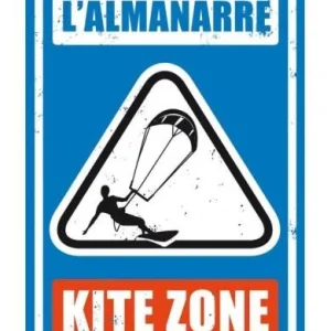 Prix Réduit Plaque Métal Almanarre Kite Zone Big