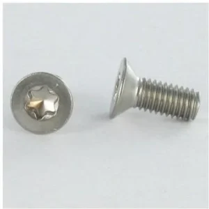 Vis inox à tête cylindrique large à empreinte Torx T30 M6 mm Achat Immédiat