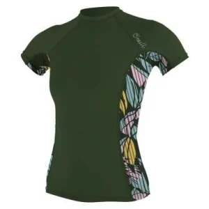 Commande En Gros O‘neill Side print femme manches courtes rash guard