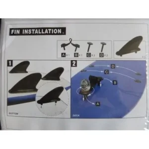 Bon Marché Soft Fins (set de 3 pour board 4‘ à 6‘)