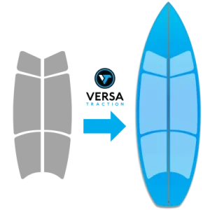 Versa traction grip transparent Shortboard kit Meilleur Choix