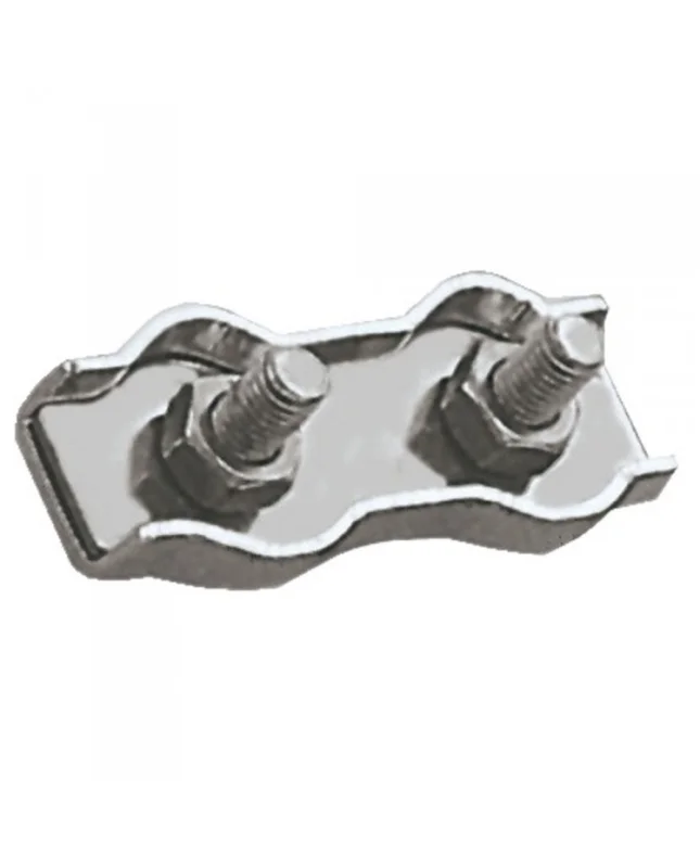 Must-Have Serre-câble plat double - inox - Ø 6 mm