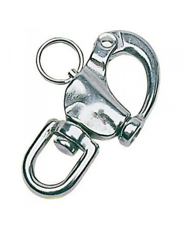 Must-Have Mousqueton inox avec ?il pivotant - 70 mm