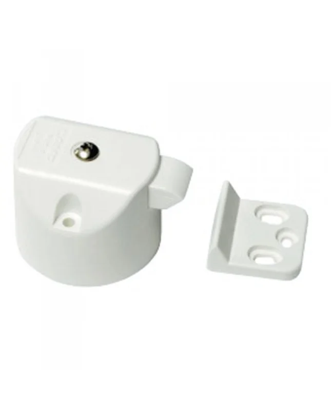 Déclic portes plastique blanc Nouvel Arrivage