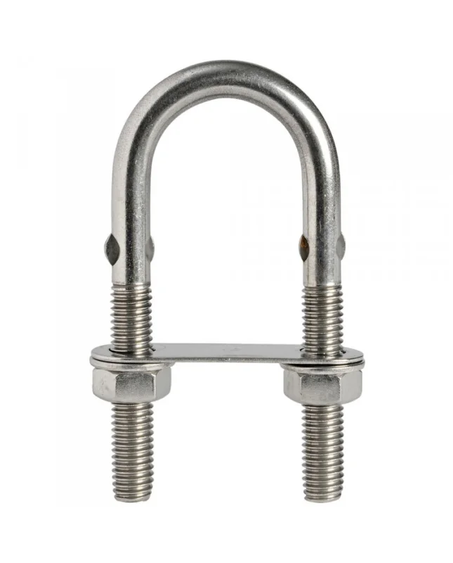 Cadène fil inox simple plaque - Ø 12 mm - 83 x 23 mm Prix Réduit