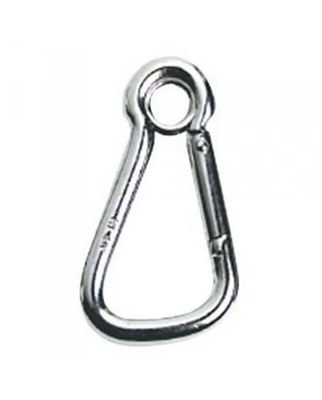 Prix Réduit Mousqueton asymétrique inox - avec oeil - Ø 12 mm