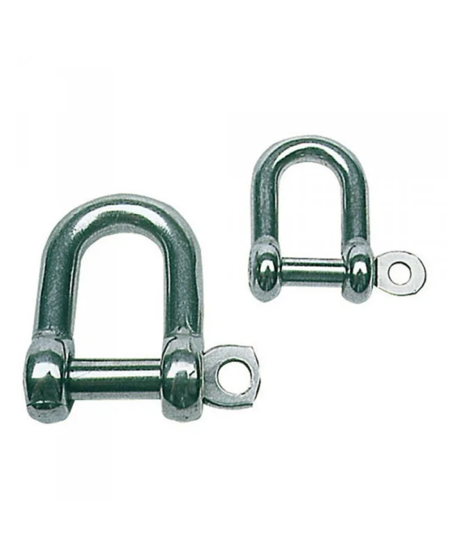 Paiement Sécurisé Manille droite inox - ø5 mm - Lot de 10