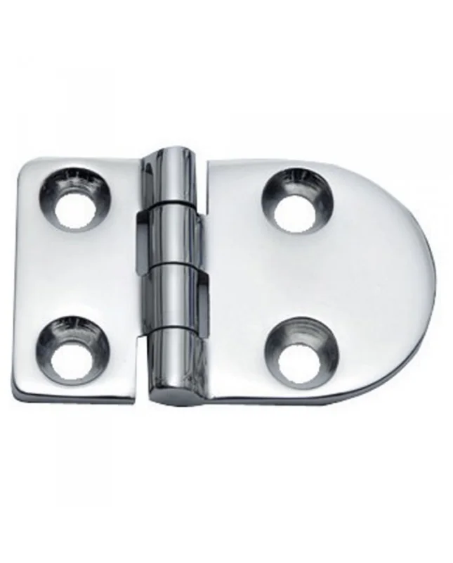 Réduction Charnière inox moulée version standard ouverture 180° - 63 x 40 mm - 4 mm