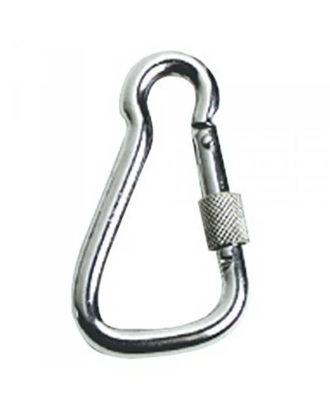 Promotion Saisonnière Mousqueton AISI 316 grand, frette de securité 23mm