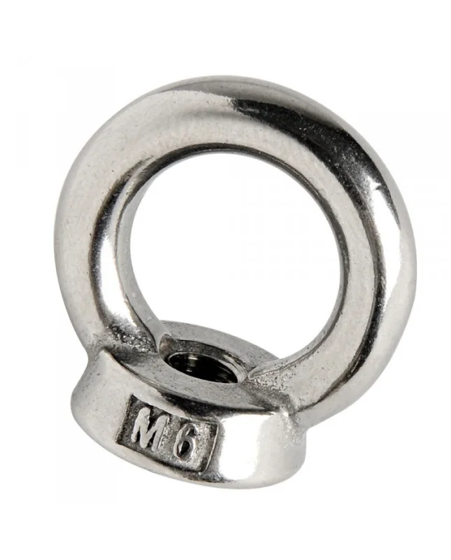 Anneau inox fileté - femelle - 8 mm - Lot de 10 Expédié Aujourd'hui