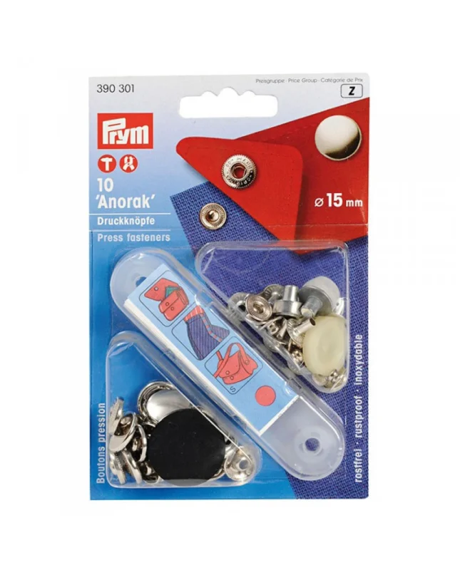 Blister 10 boutons capote Prym blister Nouvelle Collection