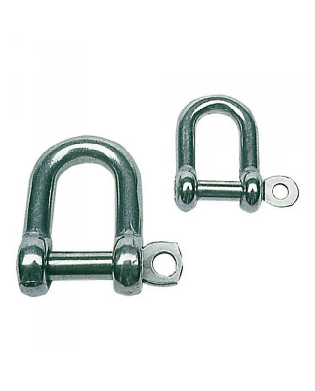 Dernier Modèle Manille droite inox - ø8 mm - Lot de 10