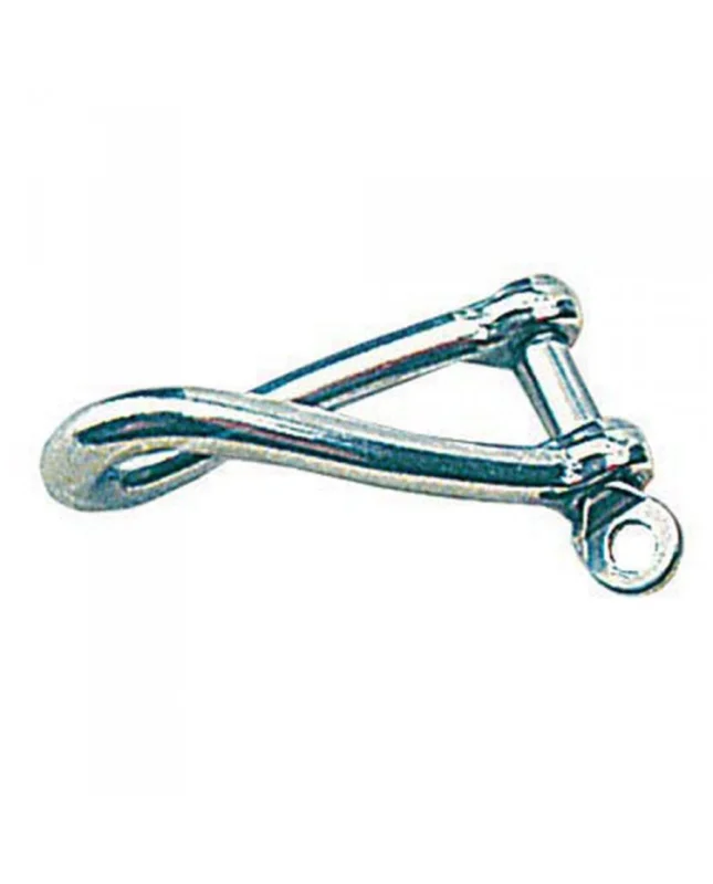 Nouvelle Collection Manille torsadée inox - ø8 mm - Lot de 10