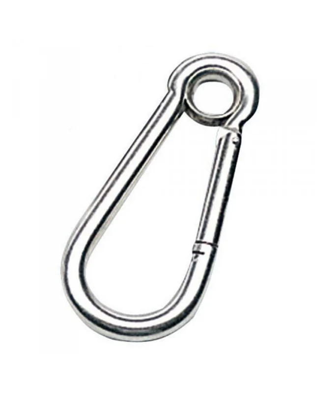 Usine Directe Mousqueton avec oeil inox - Ø 10 mm - Boite de 10